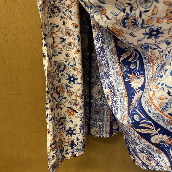 Japna Maxi Dress Size Medium Halter Neck Artsy Bohemian Floral Hippie NWOT - Picture 9 of 12